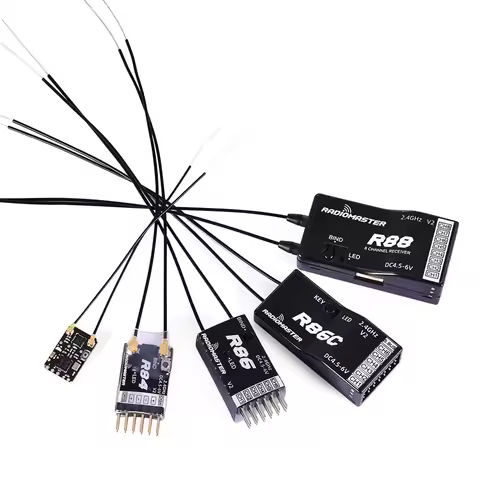 Radiomaster R81 R84 R86 R86C R88 V2 Receiver Receptor 4CH 6CH 8CH 16CH Receiver for FRSKY D8 D16 TX1