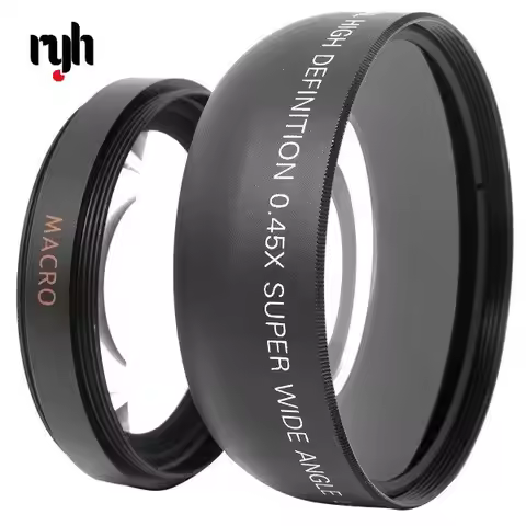 RYH 58MM 0.45x Wide Angle Lens + Macro Lens for Canon EOS 350D/ 400D/ 450D/ 500D/ 1000D/ 550D/ 600D/