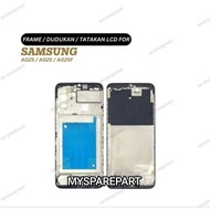 SAMSUNG A02S LCD FRAME A025/ A025F FRAME BAZZEL MIDDLE BONE MIDDLE BONE BEZZEL/ LCD PLATE/