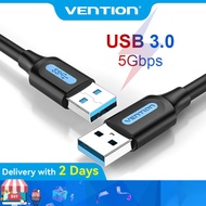 Vention USB 3.0 2.0 Cable Male to Male Extension Cable USB to USB 5Gbps 480Mbps for Laptop PC Hard D