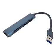 5 合 1 USB 3.0 集線器 + 讀卡器 | MacBook/手提電腦必備 5-in-1 USB 3.0 Hub + Card Reader | MacBook/Laptop Essential