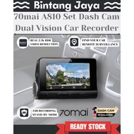 70mai A810 Set 4K Dash Cam Car Recorder Dual Vision with GPS ADAS