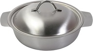 Pearl Metal Chanko Pot HC-64, 7.1 inches (18 cm), Induction Compatible, Stainless Steel, Made in Jap