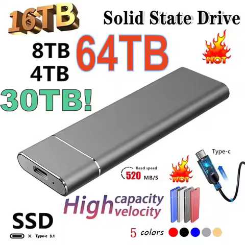 500GB 1TB Solid State Drive HDD Portable Original External Hard Drive for PC Laptop Storage Device U