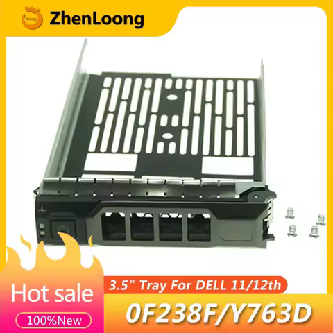 F238F 3.5" SAS SATA Tray Hard Drive HDD Caddy 0X968D For Dell 13th 12th R720 R710 R520 R510 R420 R23