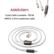 全新 AK x Crystal Cable Cantabile 金銀18芯線 3.5mm 2.5mm 平衡 MMCX CM 2-Pin Cable