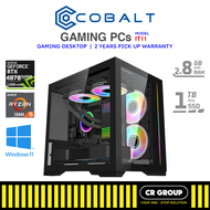 Cobalt Gaming Desktop PC IT11 - Ryzen 5 7500F - GeForce RTX 4070 Super 12GB - 16GB DDR5 RAM - 1TB SSD (2Yrs Pickup)
