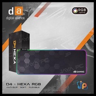 Mousepad Gaming Digital Alliance D4 Hexa Rgb - Mouse Pad D4 Rgb