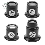 4PCS Loupe Eyeglass Magnifiers Set 5X 10X 15X 20X Watch Repair Loupe Magnifier Set Magnifying Glass 