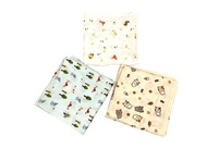 Khăn tắm trẻ em Mollis sợi tre Bamboo in hình dễ thương siêu mềm mại thấm hút tốt lau mặt lau người