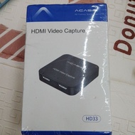 ACASIS HD FIUENCY STARTS NOW HDMI VIDEO CAPTURE HD33