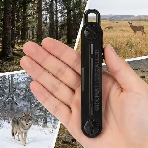 Black Fox Blaster Call Whistle Portable Predator Hunting Call Realistic Rabbit Distress Sound Lampin