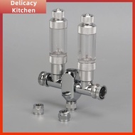 เครื่องแยก CO2ตู้ปลาอุปกรณ์เสริมถังวาล์วควบคุมเครื่องกำเนิด CO2ตู้ปลาแบบพกพาทำจากทองแดงอุปกรณ์เสริมส