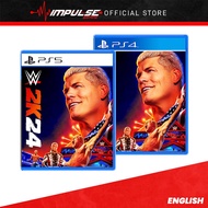 PS4/PS5 WWE 2K24 Standard / Deluxe Edition Eng Version (Cody Rhodes, Roman Reigns, The Rock, John Ce