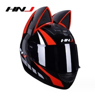 HNJ Cat high quality full face motorcycle helmet men racing motorcycle helmet DOT capacete casqueiro