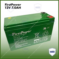 First Power 12V 7AH Rechargeable battery for alarm door access , cctv and autogate