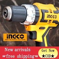 （In stock） fast shipping Ingco CIDLI20608 Industrial Lithium-Ion Cordless Impact Drill 20V with BRUS