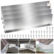 [Teh] 4Pcs Rainwater Valley Gutter Splash Guard Rain Drip Gutter Guard,Rain Drip Gutter Guard For Ho