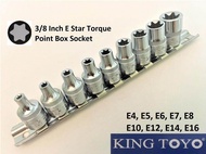 3/8”( Inch) E-Star Torque Point Box Socket For Mechanical Car Machinery Repairing Usage