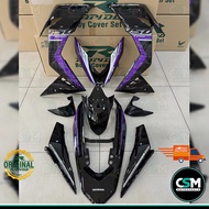 [READY STOCK]  Coverset Bodyset Honda RS150R V1 V2 V3 Winner-150 BLACK WHITE (STICKER TANAM)