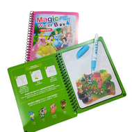 MAGIC BOOK ANAK MAGIC WATER DRAWING BOOK PULPEN TINTA AJAIB AIR INVISIBLE INK BUKU MEWARNA