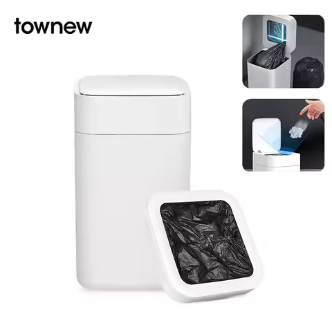 Townew T1S Smart Sensor Kitchen Garbage Bin Waterproof Home Bathroom Garbage With Lid Sensing Garbag