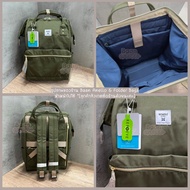 [รุ่นผ้าใหม่ล่าสุด มีป้ายกันปลอม] กระเป๋าเป้ กันน้ำ anello REPREVE CROSS BOTTLE CANVAS