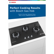 Bosch PMD83D31AX Built-in Stainless Steel Gas Hob 3 Gas Burners LPG gas only