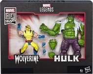 ☆勳寶玩具舖【現貨】漫威 MARVEL 80周年 雙入組 浩克 &amp; 金鋼狼 HULK &amp; WOLVERINE