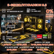 AMD Ryzen 7 9800X3D PC GAMING PACKAGE 32GB DDR5 1TB SSD NVIDIA RTX AMD RADEON 850W SEGOTEP LUMI 3T