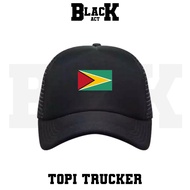GUYANA FLAG TRUCKER HAT