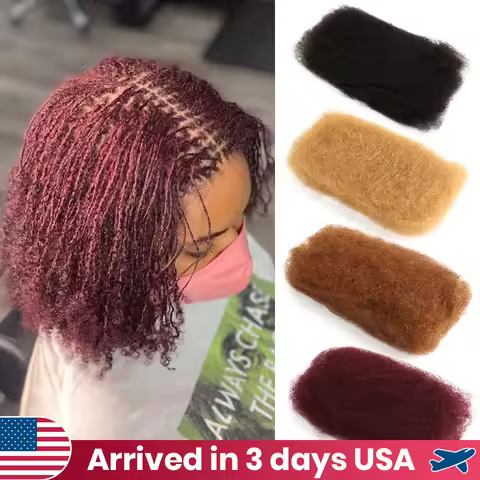 99j Red Color 22 Inch Indian Remy Hair Afro kinky Curly Bulk Human Hair For Braiding 1 Bundle 50g/pc