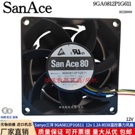Sanyce Sanyce 9GA0812P1G611 12v 1.2A 8038 Temperature Control Violent Cabinet Equipment Fan