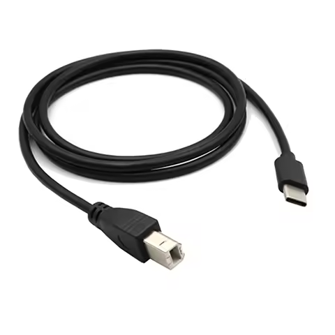 USB C to USB Type B 2.0 Cable for MacBook Pro HP Canon Epson Dell Samsung Printer Type C Printer Sca