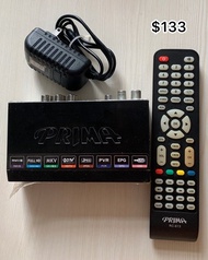💥PRIMA 數碼電視機頂盒 DTV Receiver (RC-613) 連遙控/火牛/AV線 - 全套全新即用 可選遙控 清屋急⚡️