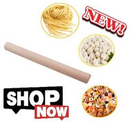 BakeAccessories005- 30cm Wood Rolling Pin Bread Flour Dough Traditional Non Stick Roller