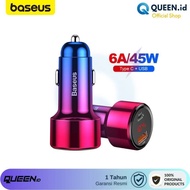 Baseus Car Charger 6A 45W C TO C QC 4.0 Fast Charging Car Charger/ *