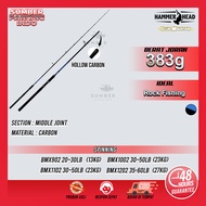 HAMMERHEAD Joran Spinning BLUE MOUNTAIN 240cm - 300cm Carbon Cocok Untuk Rock Fishing