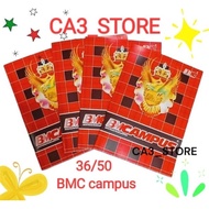 BMC CAMPUS notebook CAMPUS notebook/ contains 36 sheets and 50 sheets
