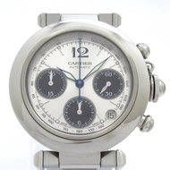 Cartier watches Pasha Silver black Direct from Japan Secondhand