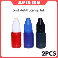 2pcs 5ml Refill Ink for Privacy Roller Stamp Chop Ink Seal Roller Stamp Chop Refill Ink