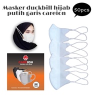 Masker Duckbill Hijab CAREION Masker Duckbill CAREION Headloop Masker