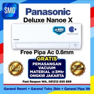 AC PANASONIC 2 PK PN18WKJ DELUXE NANOE AC 2PK + PASANG