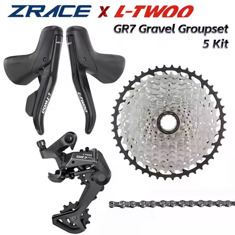 LTWOO GR7 1x10 Speed, 10s Road Groupset, R/L Shifter + Rear Derailleurs + ZRACE Cassette, Gravel-Bik