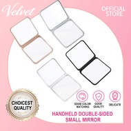 Mini Square Makeup Mirror Portable Double-sided Vanity Mirror Cosmetic Vanity Foldable Pocket Mirror