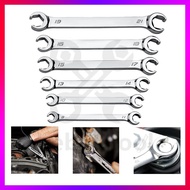 CR-V Oil Pipe Flare Nut Wrench Spanner 6mm to 27mm Combination Open End Spanner Hand Tool Oil Pipe M