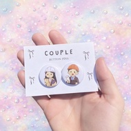 PIN BADGE: Couple badge / Profession badge