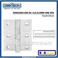 DEKKSON ESS DL 3X2.5X2MM 2BB SSS Door Hinge / DEKKSON ESS DL Deluxe Hinge 3X2.5X2MM 2BB SSS Stainles