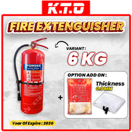 Pemadam Api Mudah Alih Serbaguna Serbuk ABC 6kg / 9kg / 12kg / Fire Extinguisher
