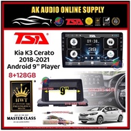 🎁Free AHD Camera 🎁 8Ram + 128GB 4G DSP Carplay◾TSA Kia K3 Cerato 2018 - 2021 Android 9'' inch TS10 C